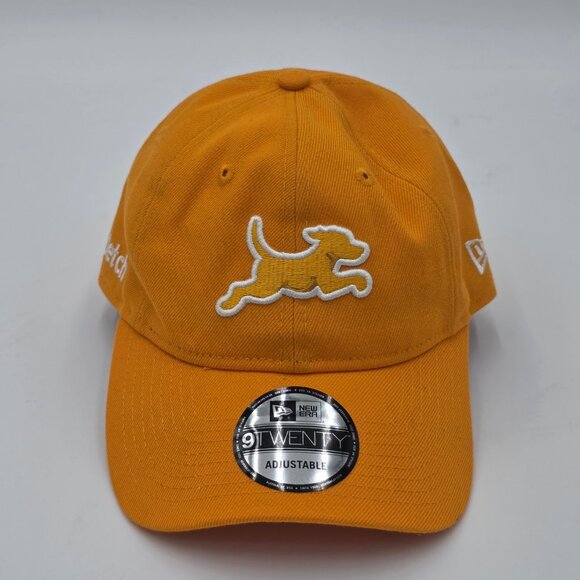 New‎ Era 9TWENTY Fetch Dog Logo Adjustable Hat Orange Yellow Cap - Picture 1 of 3